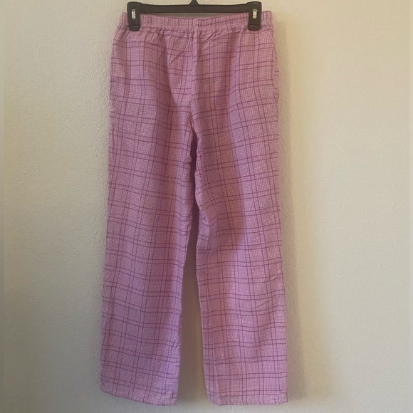 Planet Sleep Flannel Full Length Pajama Pants Stretch Drawstring Waist, Size S - Picture 3 of 6